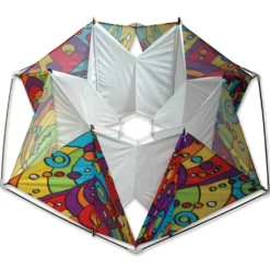 Kites Premier Kites Clarke's Crystal Box Kite - Rainbow Orbit