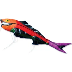 Kites Large Flying Fish Kite - Rainbow