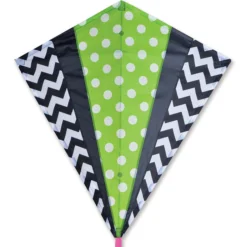 Kites Premier Kites 30 In. Diamond Kite - Green Mod