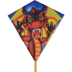 Kites 30 In. Diamond Kite - Flame Wing Dragon Premier Kites