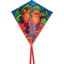 Kites Premier Kites 30 In. Diamond Kite - Poison Dart Frogs