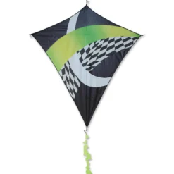 Kites Premier Kites Borealis Diamond Kite - Neon Tronic Gradient