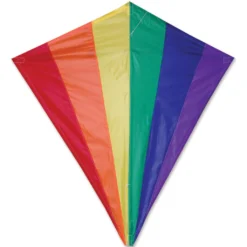 Kites 30 In. Diamond Kite - Rainbow