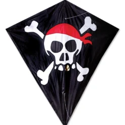 Kites Premier Kites 30 In. Diamond Kite - Skull & Crossbones