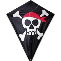 Kites 25 In. Diamond Kite - Skull & Crossbones