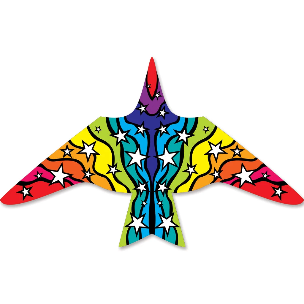 Bold Innovations Thunderbird Kites Thunderbird Kite - 11.5 Ft. Rainbow Stars