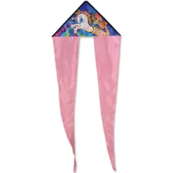 Kites Zippy Flo-Tail Delta Kite - Mermaid Unicorn Premier Kites