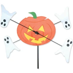 WindGarden 10 In. WhirliGig Spinner - Pumpkin WindGarden
