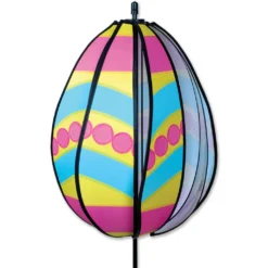 WindGarden Spinning Egg Spinner - Pink Polka Dot