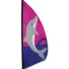 WindGarden 3.5 Ft. Feather Banner-Dolphin