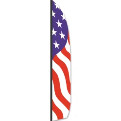 WindGarden 16 Ft. Feather Banner - Patriotic WindGarden