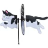 WindGarden Petite Spinner - Black & White Cat