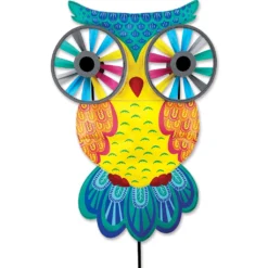 WindGarden WindGarden Tropical Night Owl Reflective Eyes Spinner