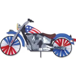 WindGarden 32 In. Motorcycle Spinner - Patriotic