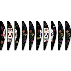 WindGarden 22 In. Hot Air Balloon - Day Of The Dead Black WindGarden