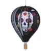 WindGarden 22 In. Hot Air Balloon - Day Of The Dead Black WindGarden