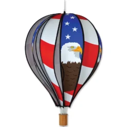 WindGarden WindGarden 22 In. Hot Air Balloon - Patriotic Eagle