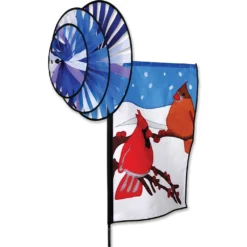 WindGarden Triple Spin Banner - Cardinal