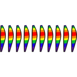 WindGarden WindGarden 12 In. Hot Air Balloon - Classic Rainbow