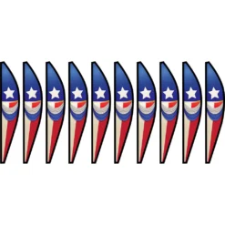 WindGarden 18 In. Hot Air Balloon - Vintage Patriotic