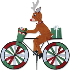 WindGarden 30 In. Bike Spinner - Reindeer