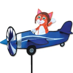 WindGarden WindGarden 19 In. Pilot Pal Spinner - Orange Cat
