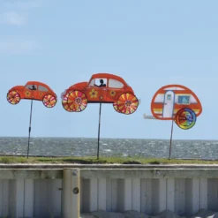 WindGarden 22 In. VW Hippie Mobile Spinner - Orange WindGarden