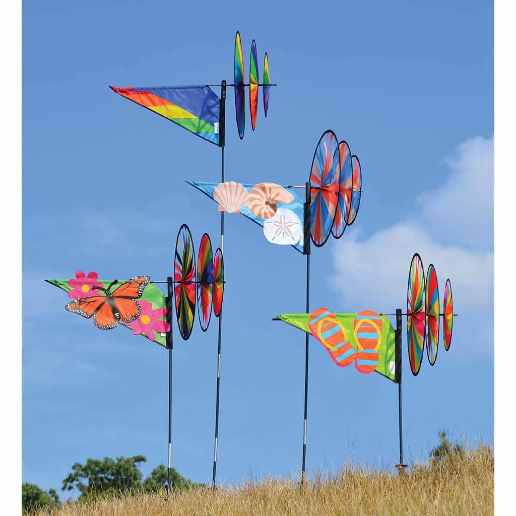 WindGarden WindGarden Triple Spinner - Monarch