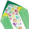 Kites 45 In. Flo-Tail Delta Kite - Lime Peace