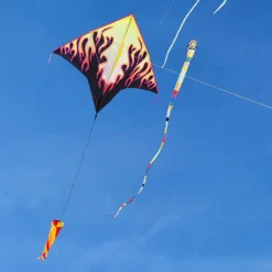 Kites Gyro Delta Kite - Flames Premier Kites