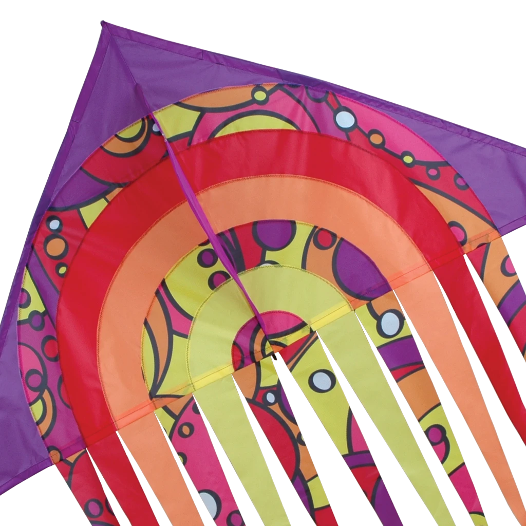 Kites 56 In. Stream Delta Kite - Warm Orbit