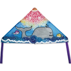 Kites 56 In. Delta Kite - Whale Mandala Premier Kites
