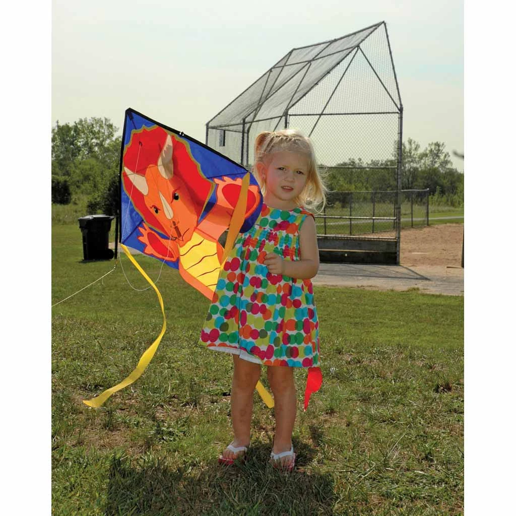 Kites Premier Kites Regular Easy Flyer Kite - Triceratops