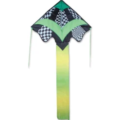 Kites Large Easy Flyer Kite - Green Op-Art
