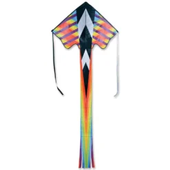 Kites Premier Kites Zephyr Kite - Rainbow Geometric