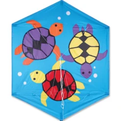 Kites 56 In. Rokkaku Kite - Sea Turtles