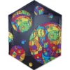 Collections Kites Rokkaku Kite - Black Rainbow Orbit Bubbles Collections