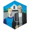 Collections Kites Collections Rokkaku Kite - American Gothic