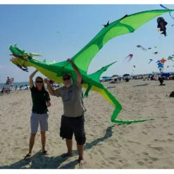 Collections Kites Giant Dragon Kite - Green
