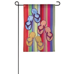 Accent Home & Garden Accent 12 In. Flag - Espadrille Flip Flops