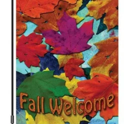 Accent Home & Garden - Sale 12 In. Flag - Fall Welcome Accent