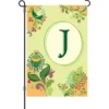 Accent Home & Garden Accent 12 In. Spring Monogram Flag - J