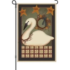Accent Home & Garden 12 In. Flag - Country Swan