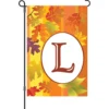 Accent Home & Garden Accent 12 In. Fall Monogram Flag - L