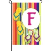 Accent Home & Garden 12 In. Summer Monogram Flag - F