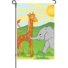 Accent Home & Garden 12 In. Flag - Zoo Pals