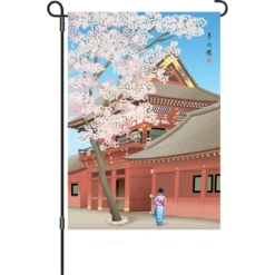 Accent Home & Garden 12 In. Flag - Sakura In Bloom