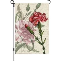 Accent Home & Garden 12 In. Flag - Carnation Celebration