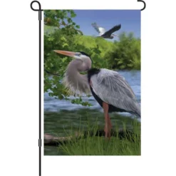 Accent Home & Garden 12 In. Flag - Blue Heron Bay Accent