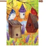 Accent Home & Garden 28 In. Flag - Fall Bird Gathering